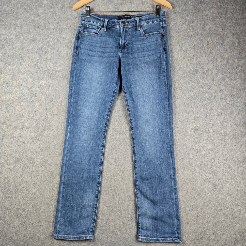 Lucky Brand Sweet Straight Jeans Womens 4/27 Blue Mid Rise Ankle Denim Stretch